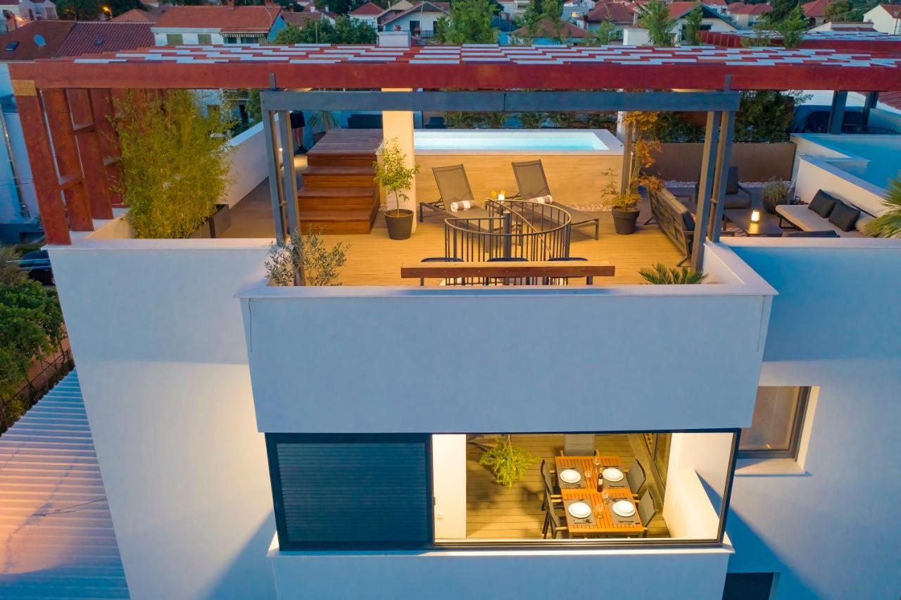 Penthouse Diem - Private Pool With Sea View Zadar Extérieur photo