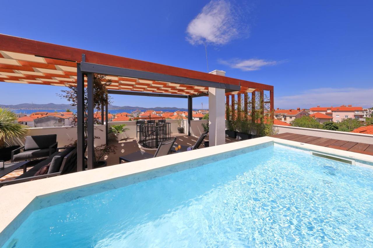 Penthouse Diem - Private Pool With Sea View Zadar Extérieur photo