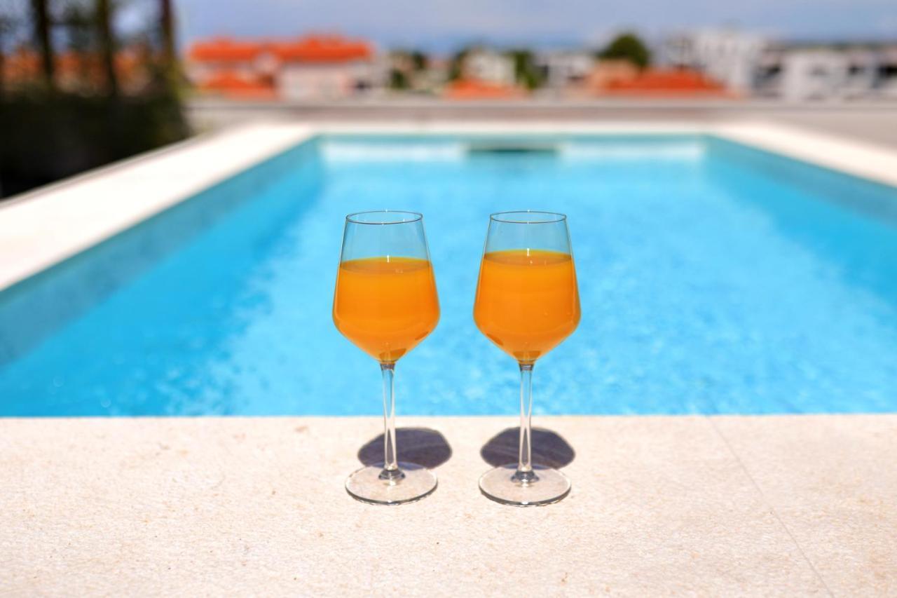 Penthouse Diem - Private Pool With Sea View Zadar Extérieur photo