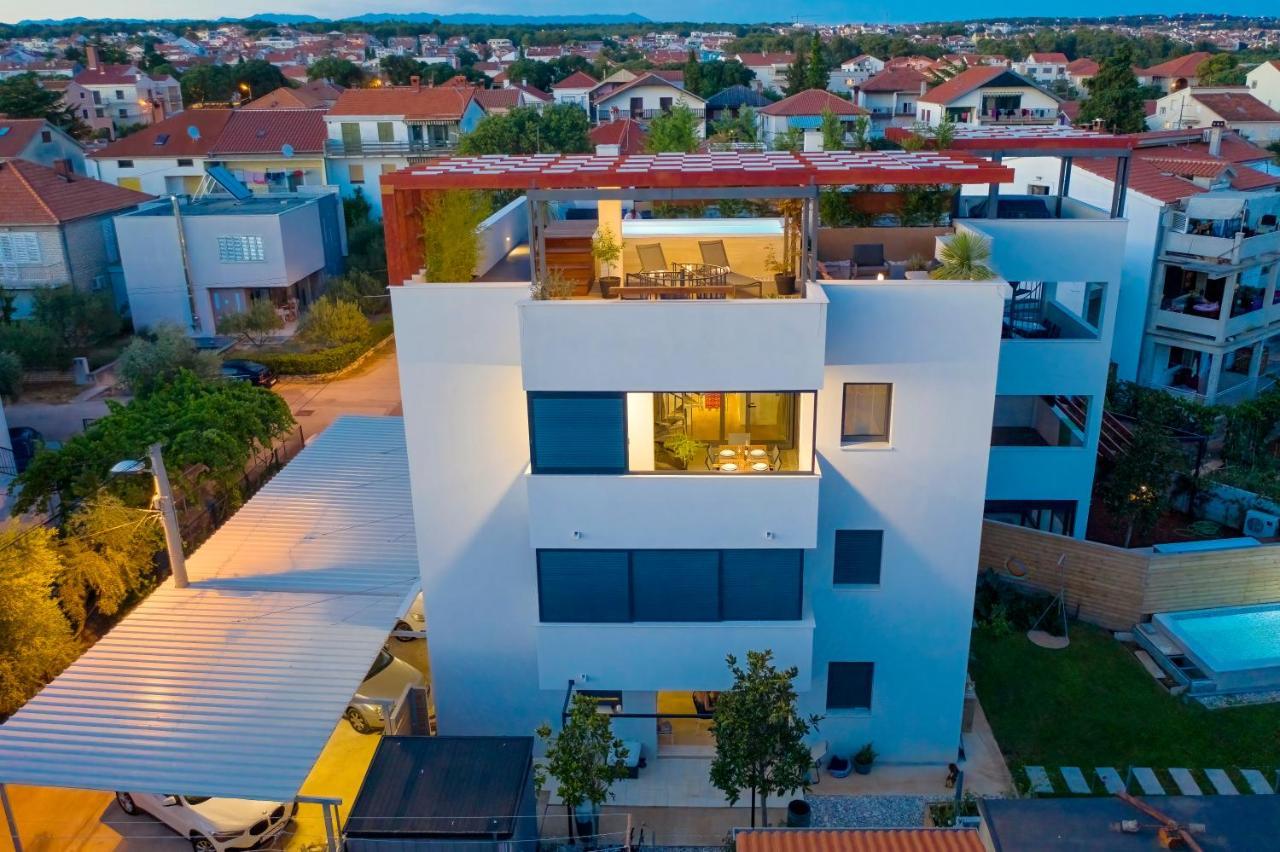 Penthouse Diem - Private Pool With Sea View Zadar Extérieur photo