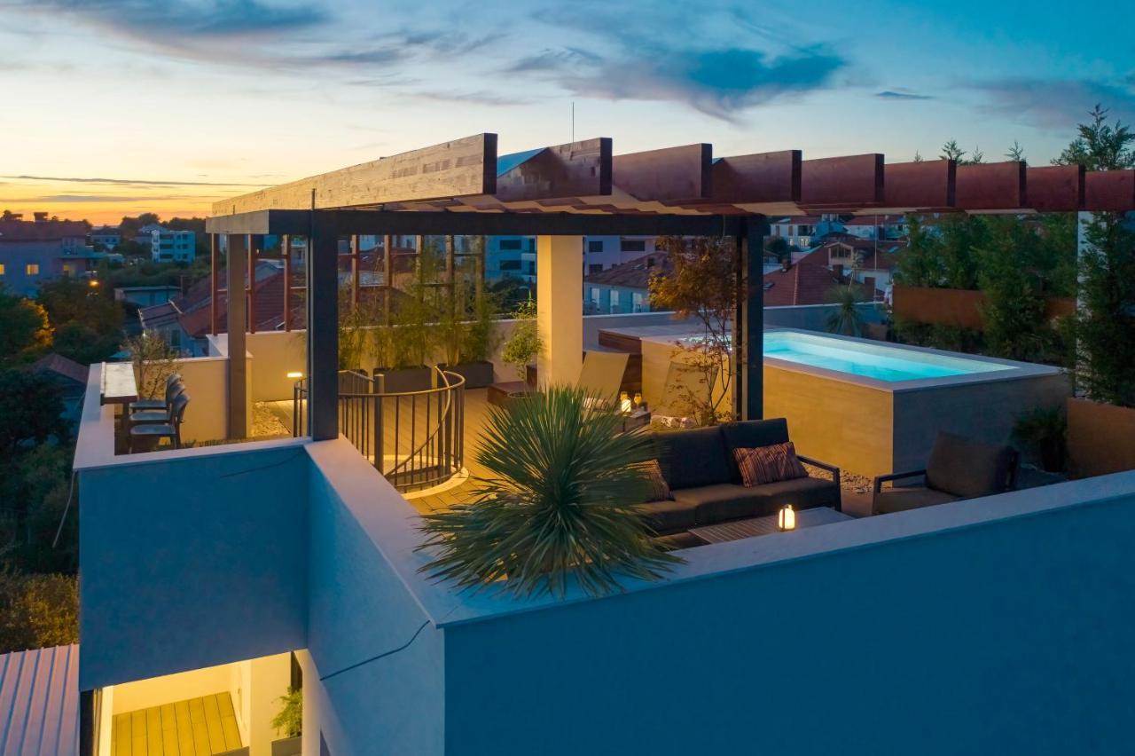 Penthouse Diem - Private Pool With Sea View Zadar Extérieur photo