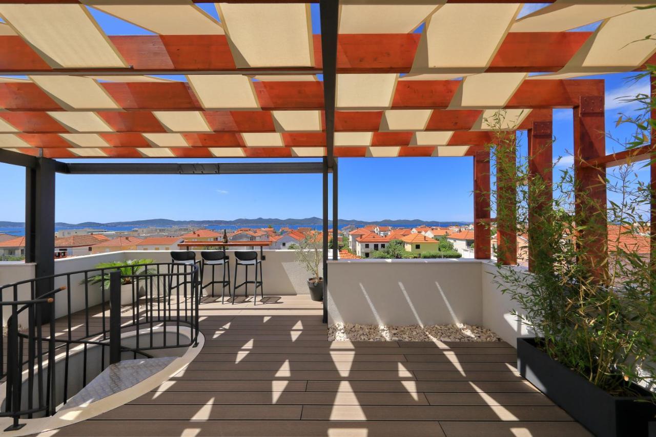 Penthouse Diem - Private Pool With Sea View Zadar Extérieur photo