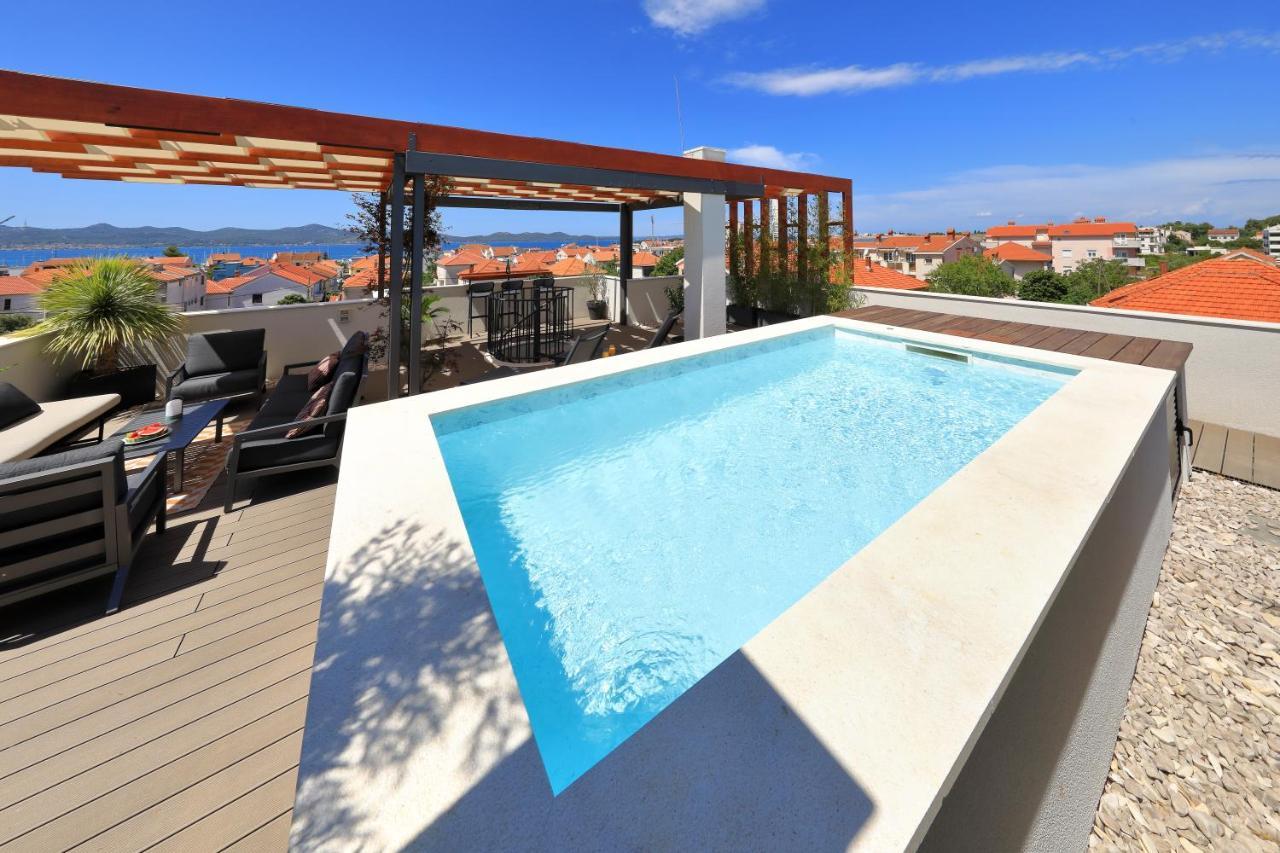 Penthouse Diem - Private Pool With Sea View Zadar Extérieur photo
