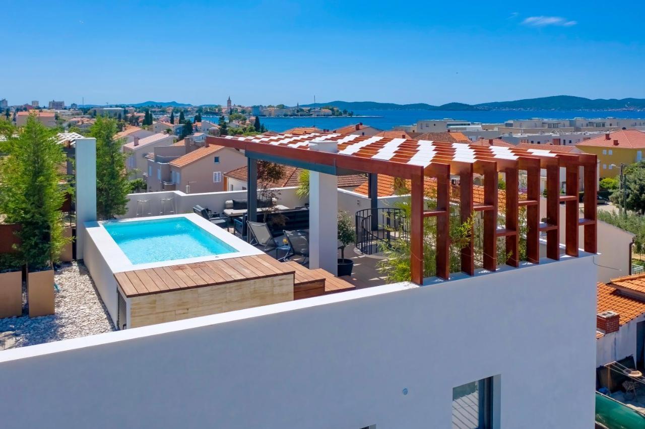 Penthouse Diem - Private Pool With Sea View Zadar Extérieur photo